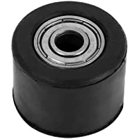 Keenso - Guía de rodillo de cadena de 8 mm- tensor negro para motocicleta motorizada Pit Bike